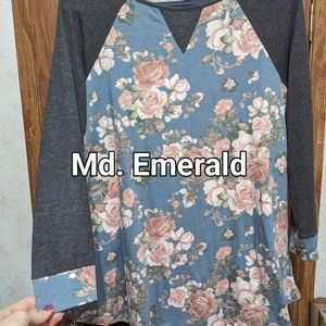Floral long sleeve. Great for spring